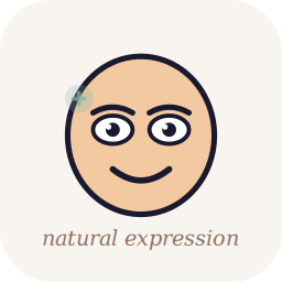 Natural Expression Maintained